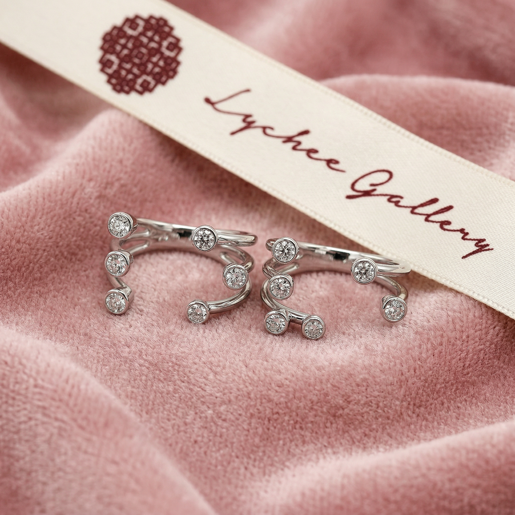 Braille Pair Rings
